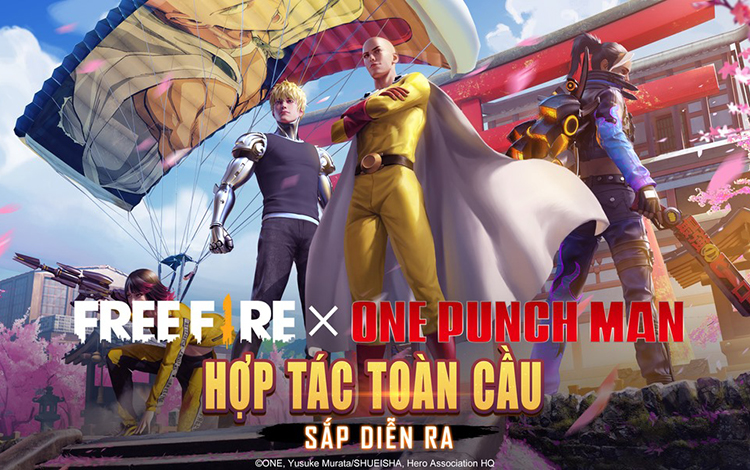Thánh phồng Saitama sắp xuất hiện cùng Ronaldo trong tựa game Free Fire ...