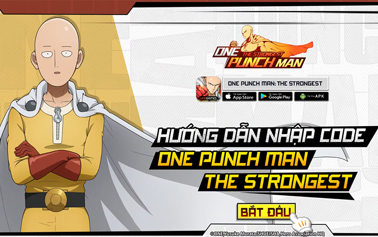 One Punch Man: The Strongest tặng gift-code mừng game ra mắt