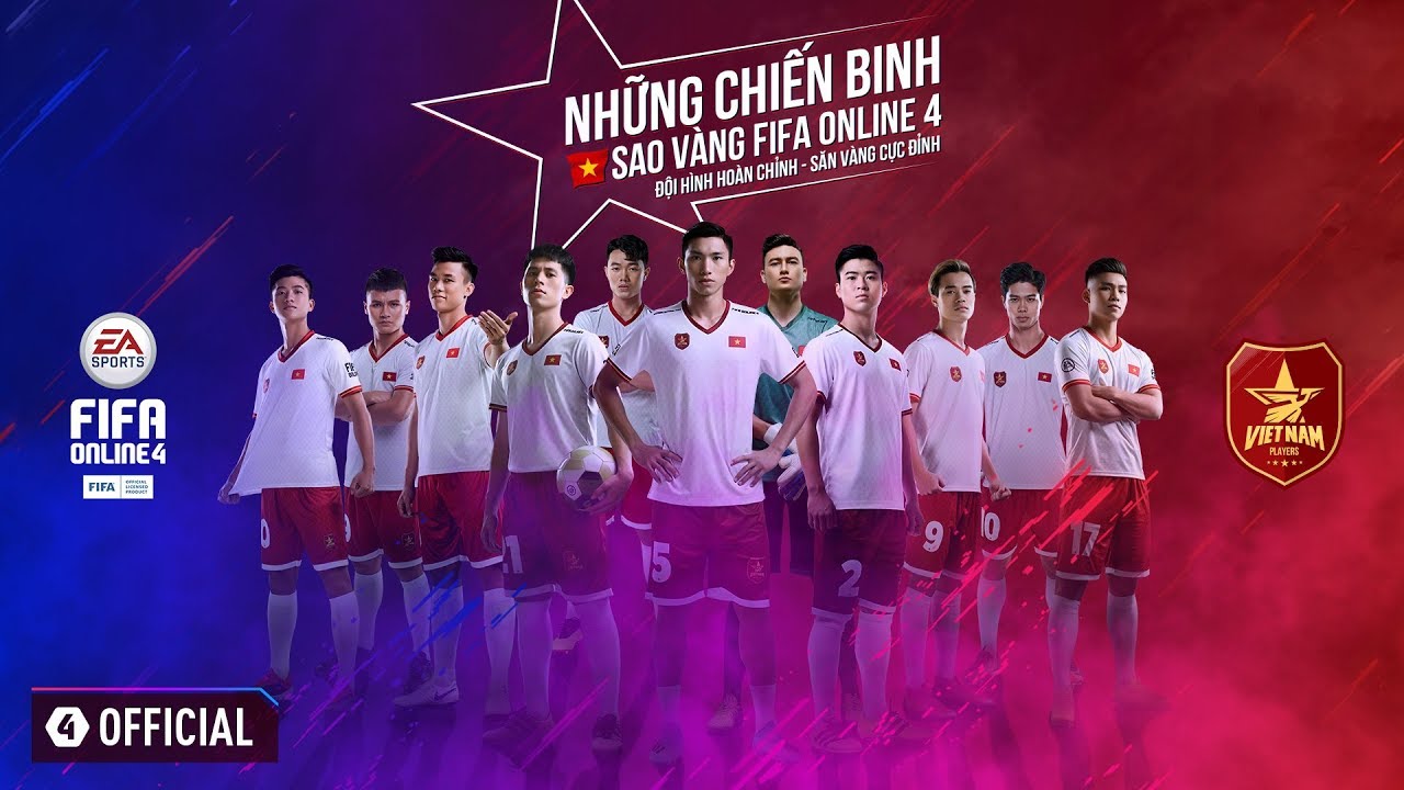 Đội hình tuyển Việt Nam chính thức được cập nhật đầy đủ trong FIFA Online 4