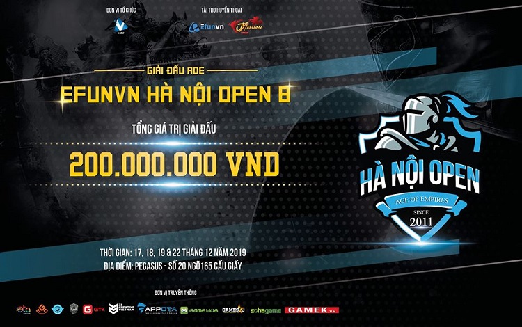 Tường thuật trực tiếp giải đấu AoE Việt Nam Open 2019 ngày thi đấu 7/11