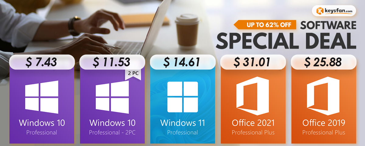 Nhận ngay Windows 10 Pro với mức Giá Rẻ chỉ $7 (160.000 đ) trên Keysfan! Số lượng có hạn!
