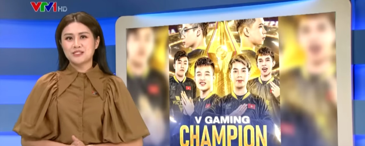 Liên Quân Mobile: V Gaming lên sóng truyền hình VTV sau chiến tích vô địch AIC