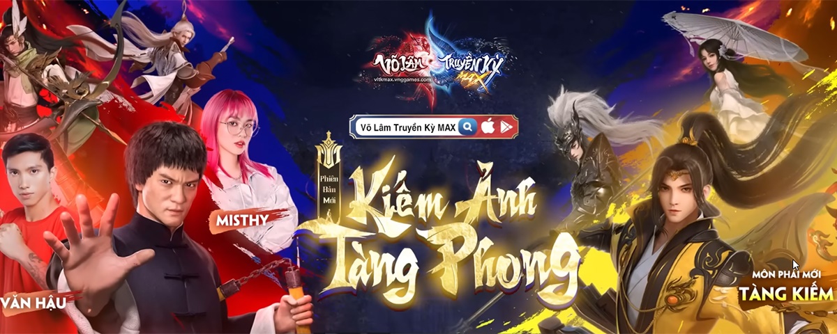 Võ Lâm Truyền Kỳ MAX tung bản update đầu tiên MAX hot mang tên Kiếm Ảnh Tàng Phong