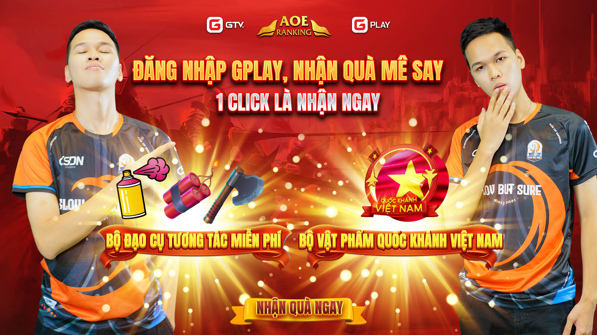 Chào mừng Quốc Khánh Việt Nam, GPlay tặng vật phẩm miễn phí cho toàn bộ game thủ trên nền tảng
