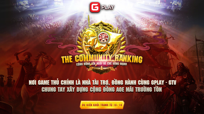 Điều mọi game thủ AoE chờ đợi nhất: The Community Ranking - Giải đấu của cộng đồng, vì cộng đồng phục vụ