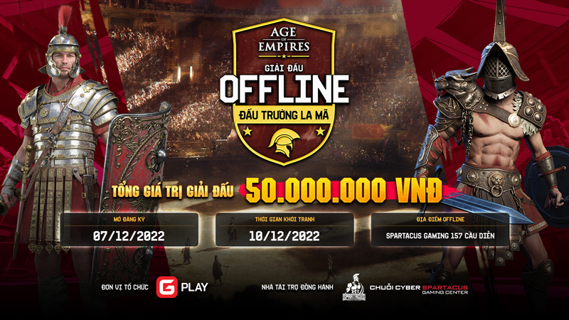 Thông báo khởi tranh giải đấu offline Đấu Trường La Mã tại Hà Nội