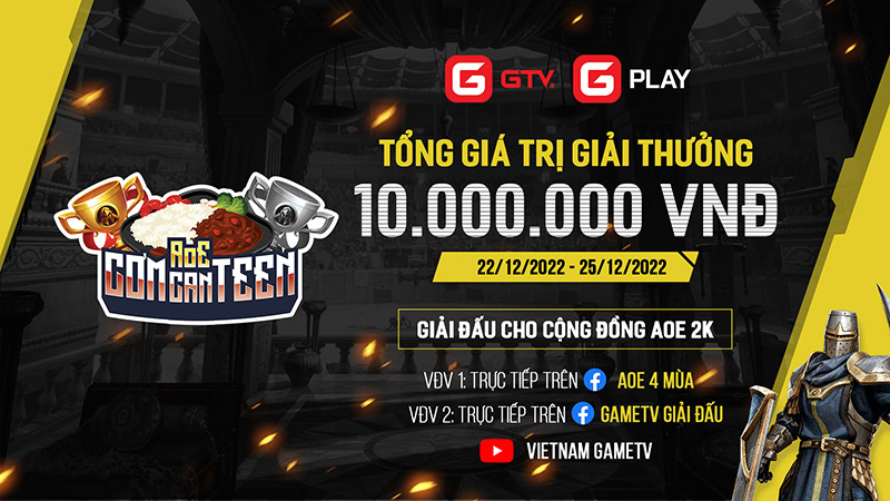 Công bố giải đấu AoE Cơm Căn Teen 3: Phát triển tiềm năng AoE Việt