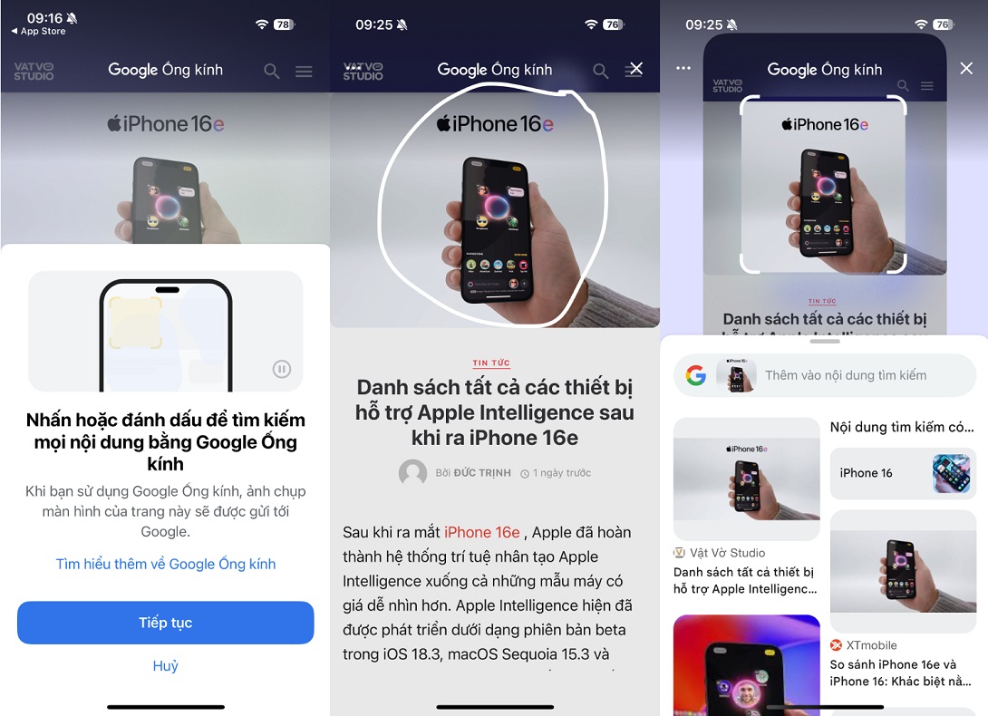 Google mang “Circle to Search” lên trên iOS với trình duyệt Chrome và ứng dụng tìm kiếm