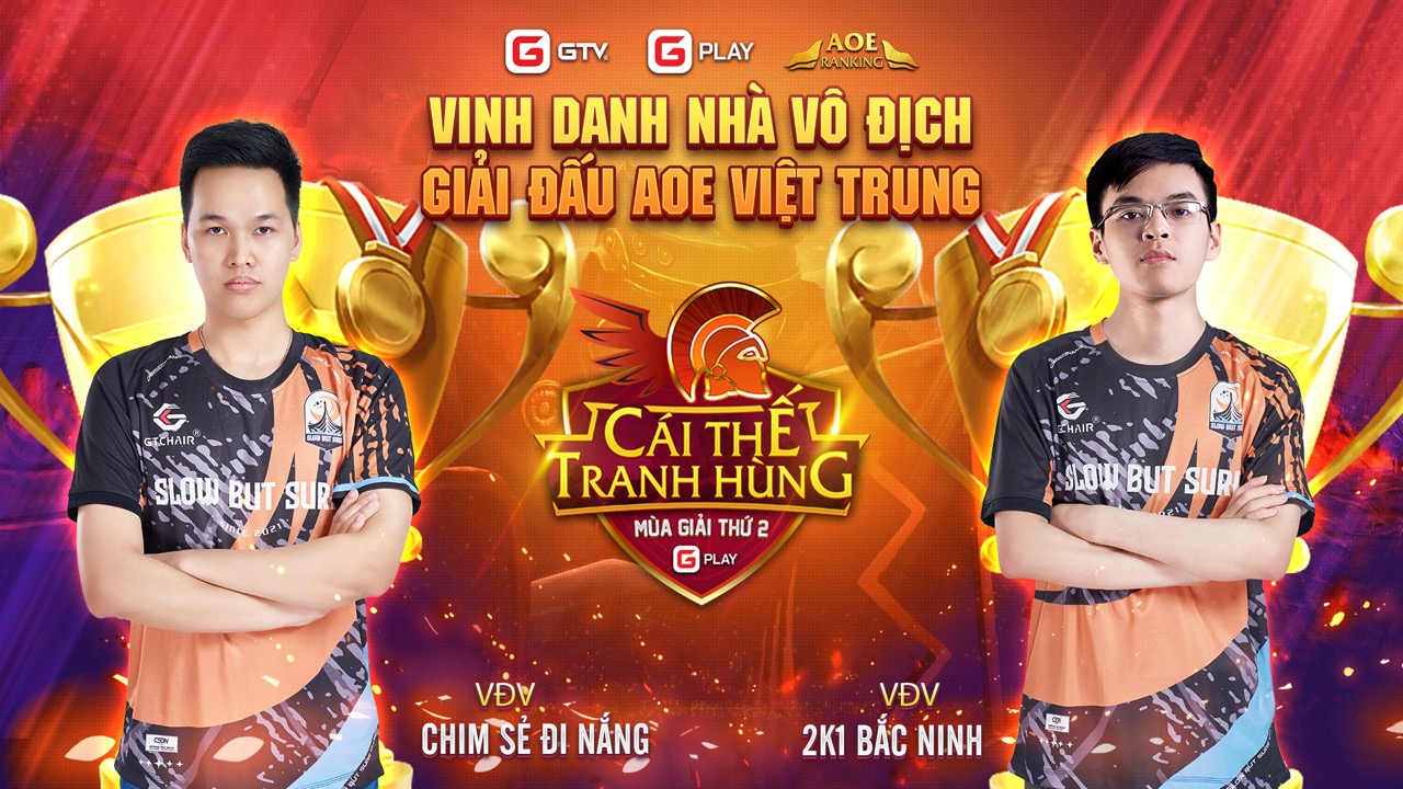 Chim Sẻ Đi Nắng và 2k1 Bắc Ninh lên ngôi vô địch, sức mạnh không gì cản nổi của tượng đài AOE Việt Nam
