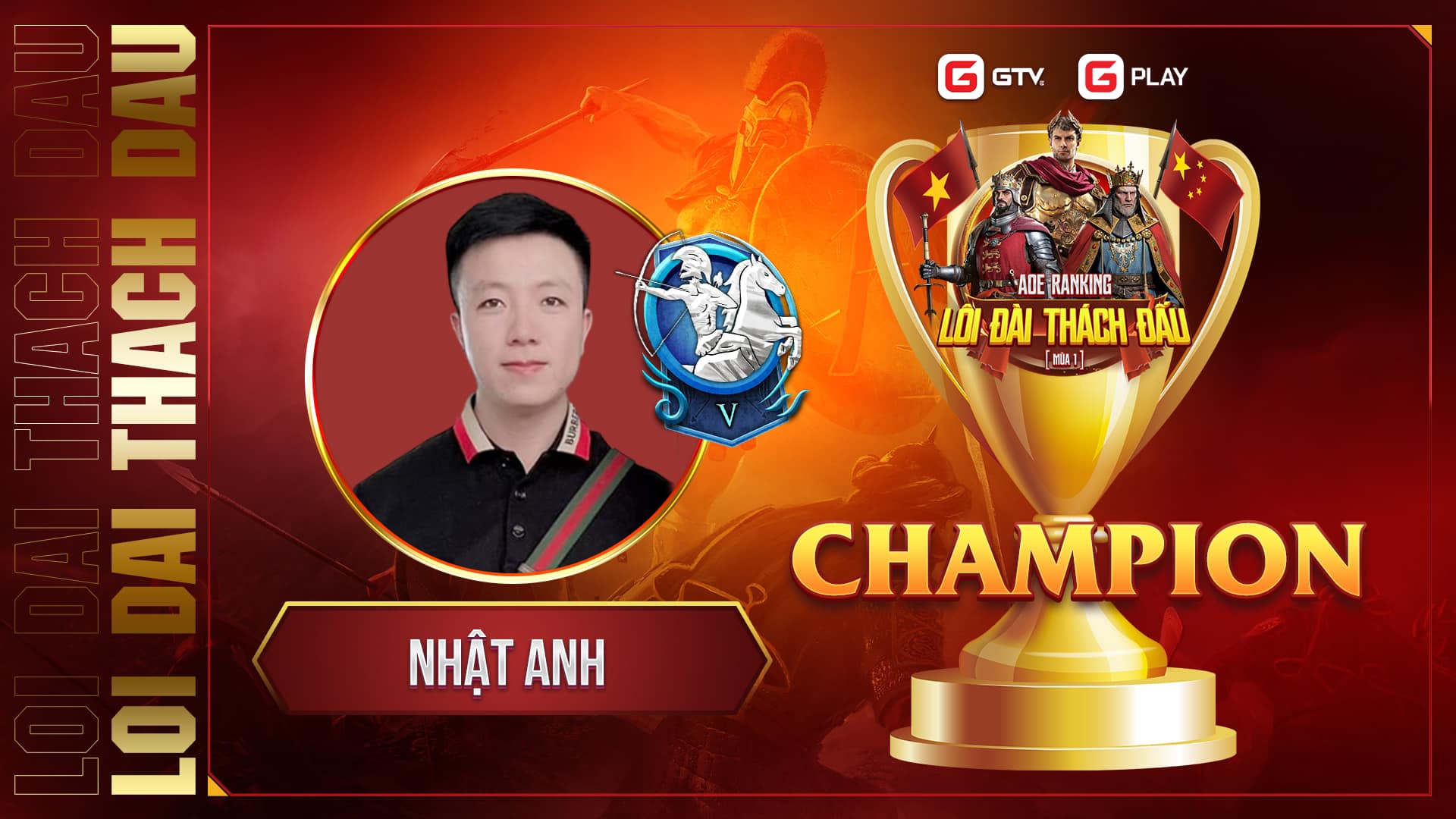Nhật Anh vô địch AOE Ranking Việt - Trung: Lôi Đài Thách Đấu