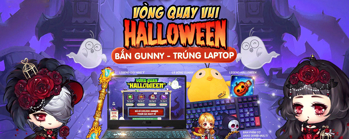 Gunny PC - Halloween này, ai cũng là “chiến thần” nhận thưởng khủng 