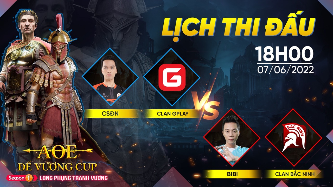 Lịch thi đấu vòng 2 AoE Đế Vương: Team Chim Sẻ tạm chiếm ưu thế, Gplay và Bắc Ninh xuất trận