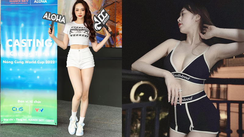 Hot girl gợi cảm tham gia casting "Nóng cùng World Cup 2022" từng khiến netizen đứng hình vì thân hình nóng bỏng