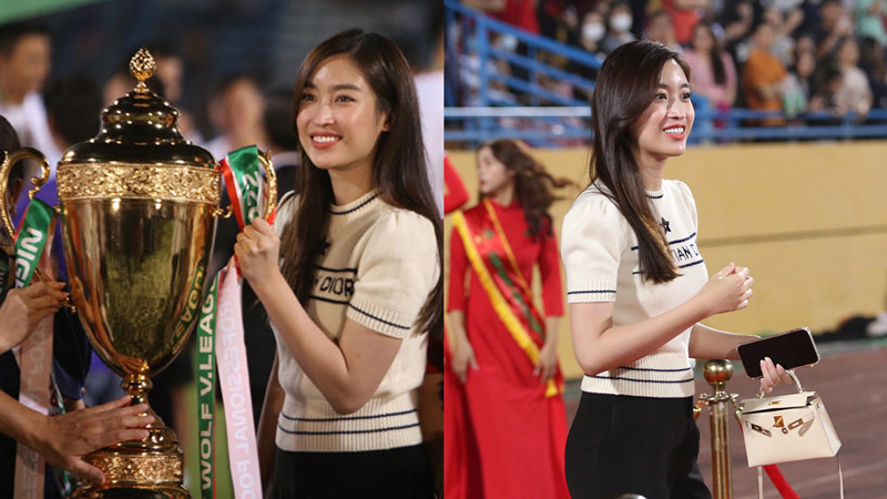 "Hoa hậu nghèo nhất Việt Nam" khoe mặt mộc khiến netizen ngỡ ngàng trong ngày đội bóng của chồng đăng quang