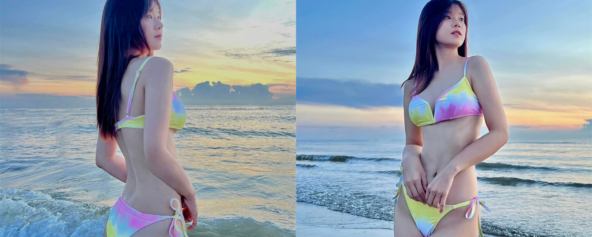 "Thánh nữ Điêu Thuyền" Hoàng Yến Chibi trưng trổ body cực mlem với bikini khiến dân tình phát sốt