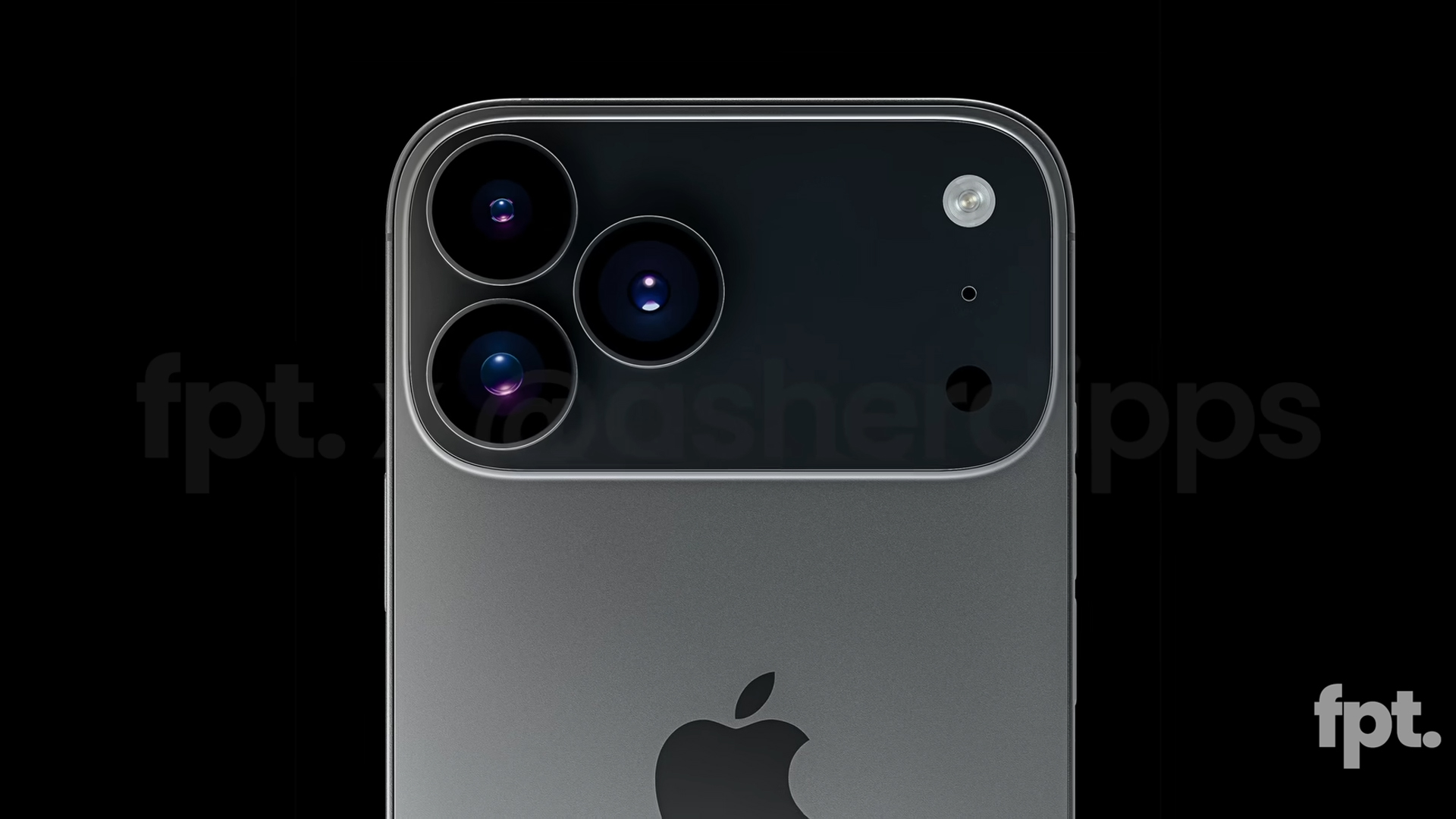 iPhone 17 Pro lộ ảnh render với thiết kế camera độc lạ, đặt dọc thay vì vuông