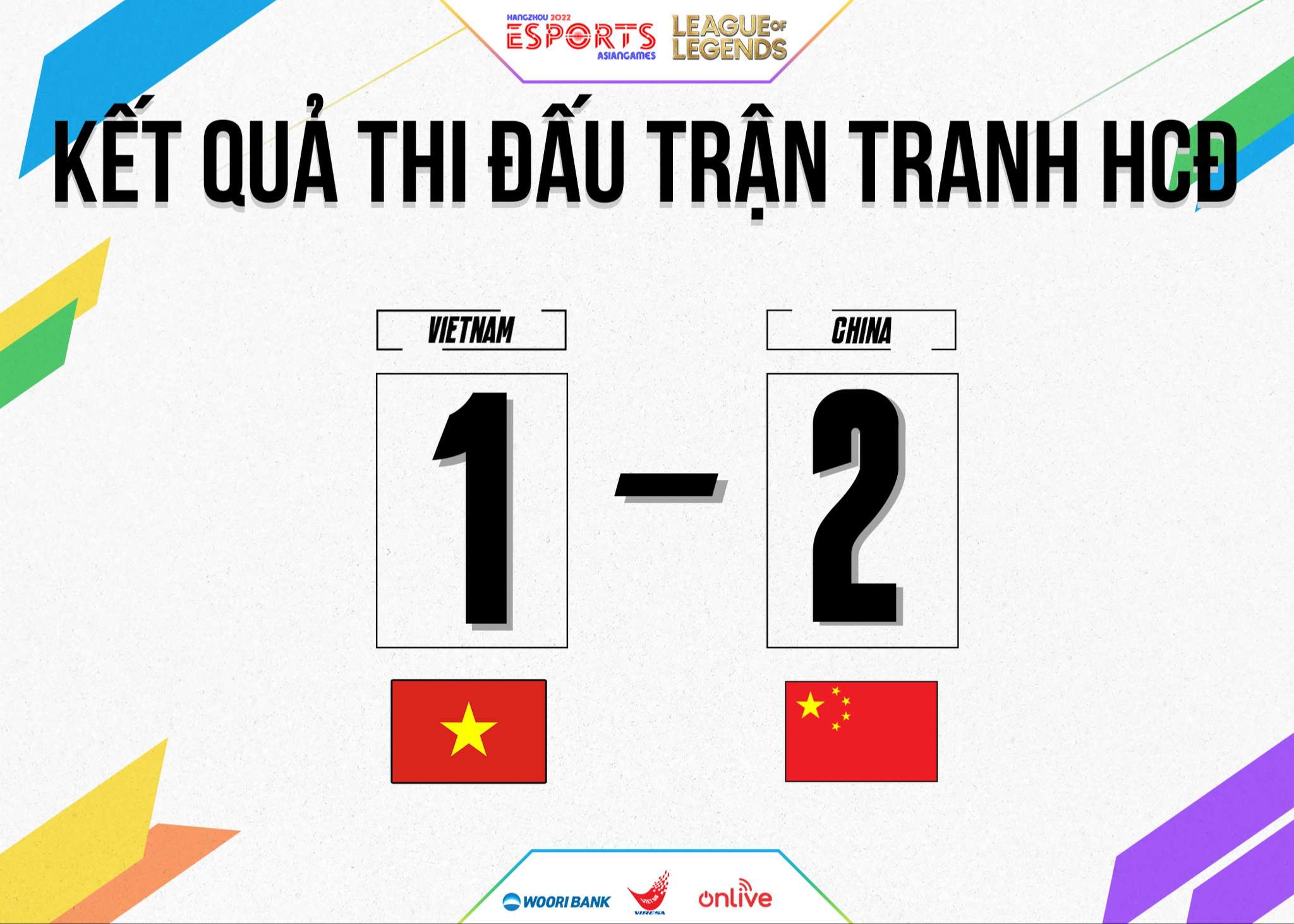 Kết quả trận tranh HCĐ ASIAD 19 bộ môn LMHT: Việt Nam thi đấu bùng nổ tạo nên cơn “địa chấn”