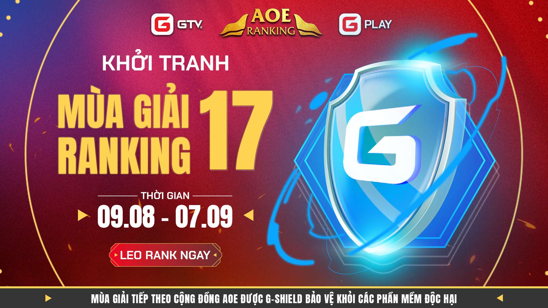 Khởi tranh AoE Ranking mùa giải thứ 17: Vì cộng đồng AoE chơi công bằng thắng vinh quang