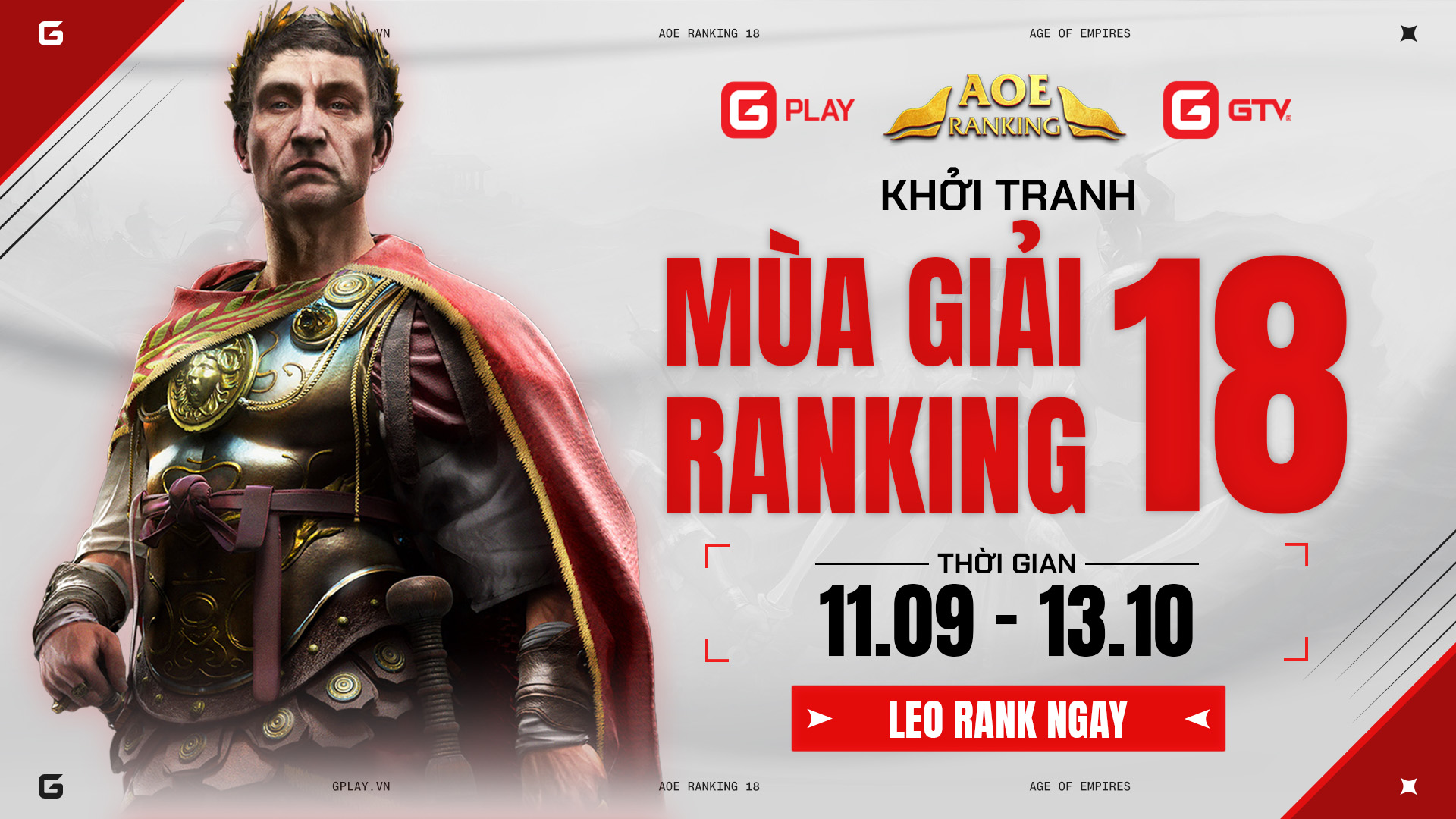 Khởi tranh mùa giải AoE Ranking thứ 18