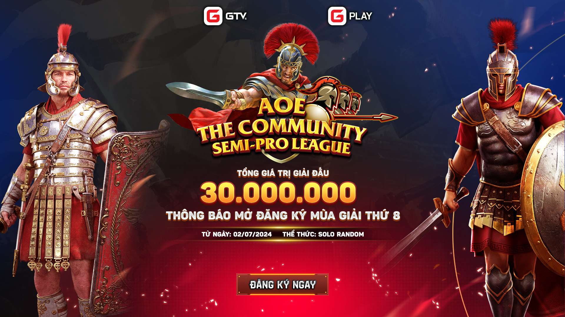Mở đăng ký AoE The Community Semi-Pro League 8 - Sân chơi cho những game thủ bán chuyên