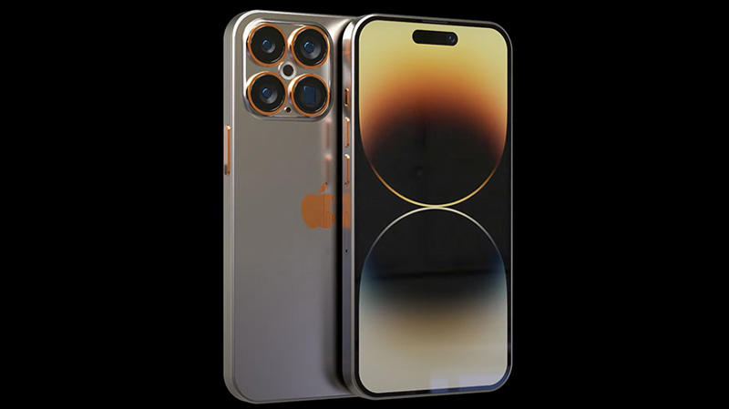 Lộ diện thiết kế iPhone 15 Ultra: Thiết kế bo cong độc đáo, màu vàng sang chảnh miễn chê